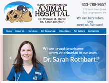 Tablet Screenshot of elanimalhospital.com